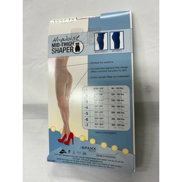 NEW Assets by Sara Blakely Sensational Shaper High Waist Mid-Tight Nude Size 3 - Picture 6 of 6